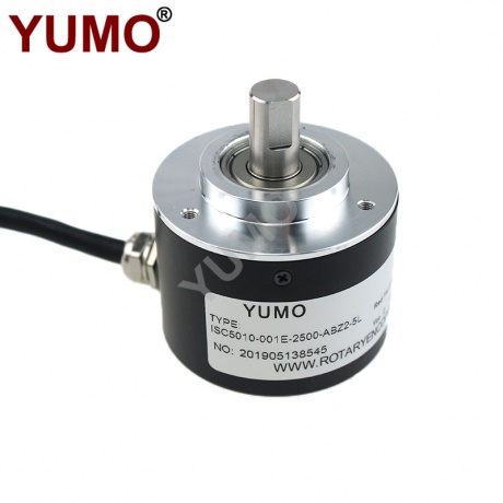 YUMO 50mm Line Drive Optical Shaft Incremental Rotary Encoder