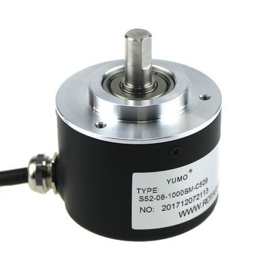 S52-08-1000BM-C526 Outer diameter 52mm Solid Shaft Incremental Optical Rotary Encoder 